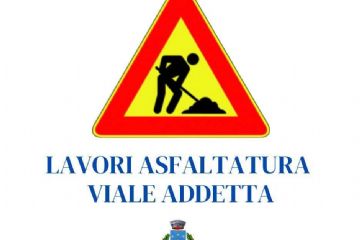Lavori riasfaltatura Viale Addetta