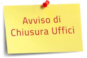 AVVISO ALLA CITTADINANZA - Modifica orari apertura al pubblico mese di agosto